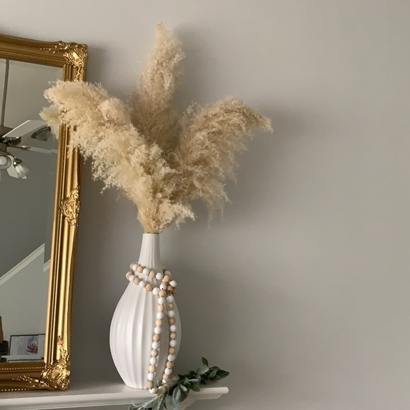 Beaded garland two tones rustic farmhouse boho style mental home decor 6 Ft‎ - Picture 7 of 9